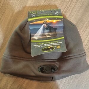NWT-Panther Gray LED Beanie Hat